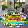 Bubble Bobble Round Area Rug,Carpet Rug for Living Room Bedroom Sofa Playroom Decor,Non-slip Floor Mat41
