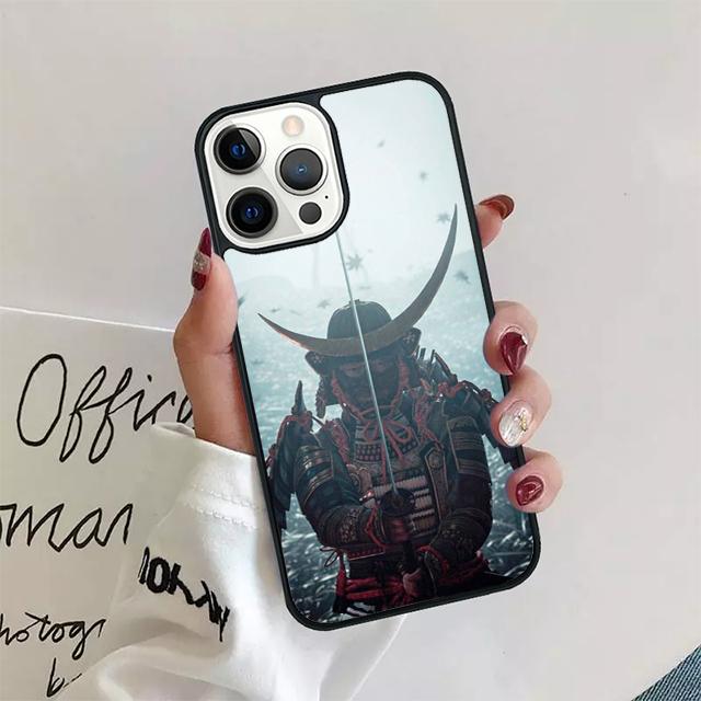 Samurai Demon Phone Case Back Cover for iPhone 17 Air 16 15 14 13 11 12 Pro Max Plus Shell Coque