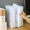 1 Stück A4 Größe Klare Aktenordnerboxen mit Deckel-Transparente Dokumentenaufbewahrungsbehälter für Büro Heimorganisation