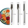 1/3Pcs Carving Tool Stainless Steel Carving Knife Fruit And Vegetable Carving Knife Semicircle Water Drop Petal Shape