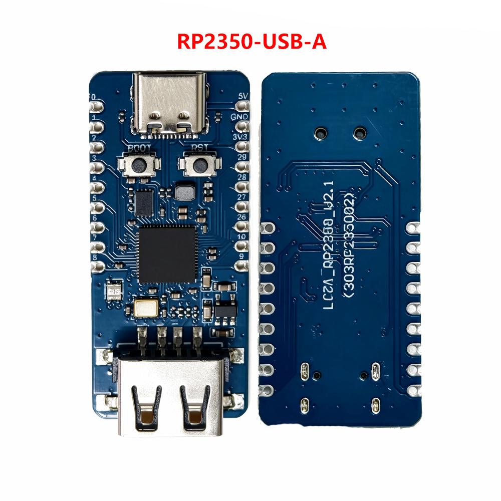 RP2350-USB-A Development Board Microcontroller with Type-C Power Supply Drag-and-Play Programming USB Expansion Port for Project