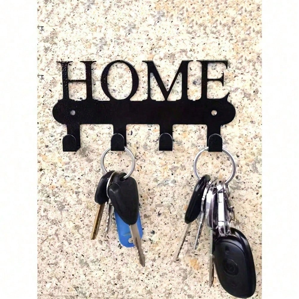 Vintage Farmhouse Wall Coat Rack, Rustic Entryway Organizer for Hallway
