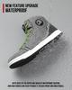 IRON Motorcycle Riding Motorcycle Regular Thick Abrasion Gray JIA'S Shoes, Boots, Wear, Sole, Breathable, Resistant, Protective, Non-Slip, Men's,