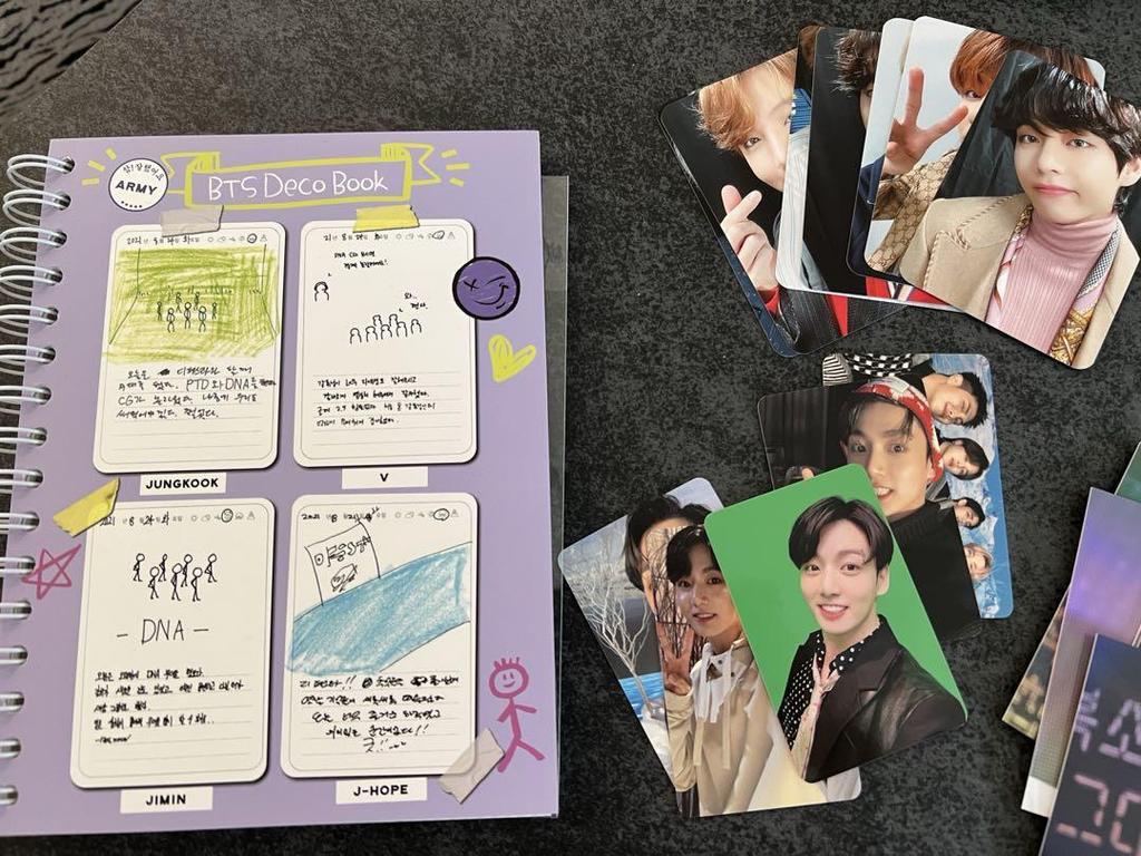 [USED] bts DECO BOOK trading cards, postcards, various sets, with bonus, Jungkook