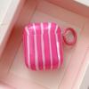 Dopamine Simple Collision Stripes Splicing Soft Earphone Case For AirPods 4 Cover For AirPods 1 2 3 Pro 2 2nd