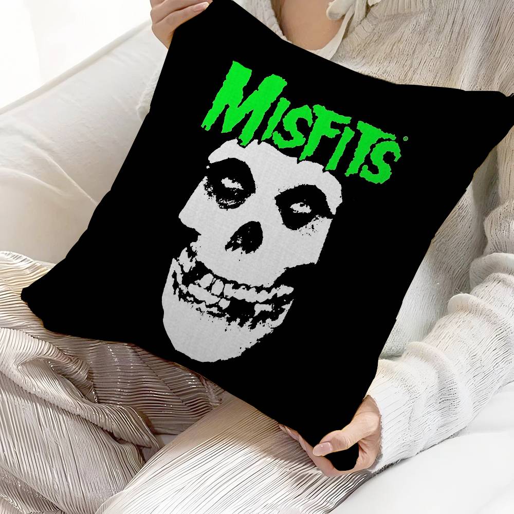 

Horror Punk Rock MMisfits Music Pillow Anime Pillow Sofa Bed Head Pillow Cover Cushion Cover 45x45 Cm Fashion 30x30 cm