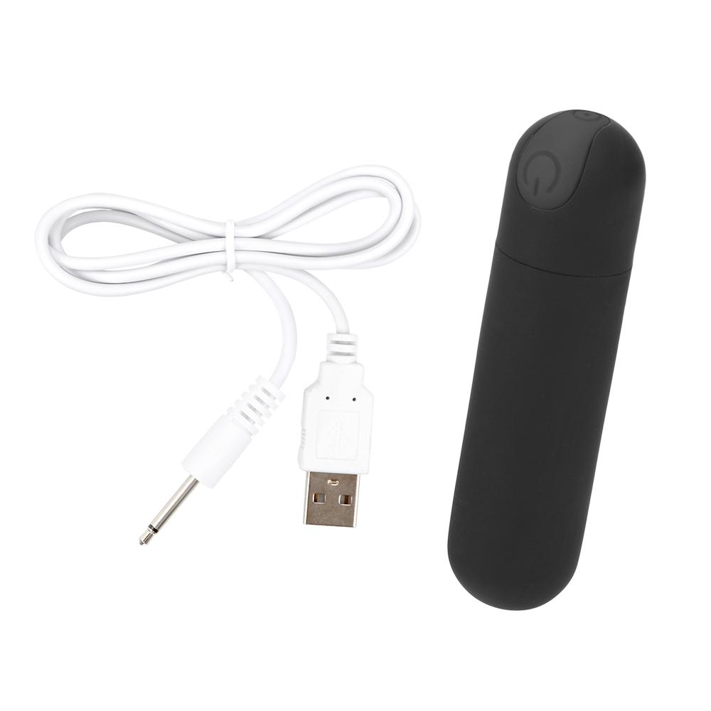 USB Rechargeable Mini Bullet Vibrator Strong Vibration G-spot Massager 10 Speed Powerful Bullet Vibrator Sex Toys for Women