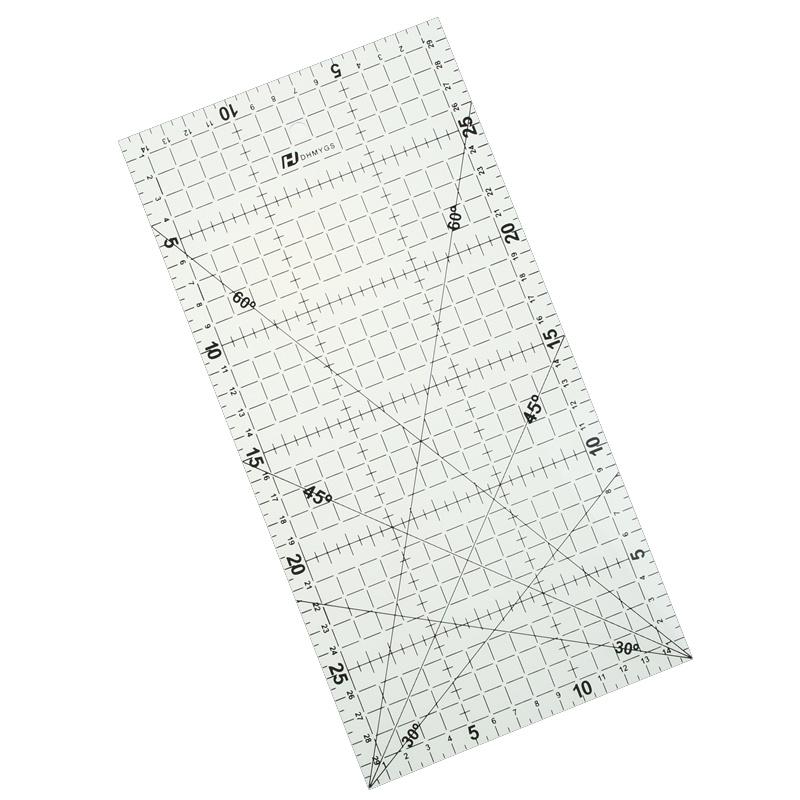 30 * 15 Cm Patchwork Ruler Quilting Tools High Grade Acrylic Material Transparent Ruler Scale School Supplies Transparent