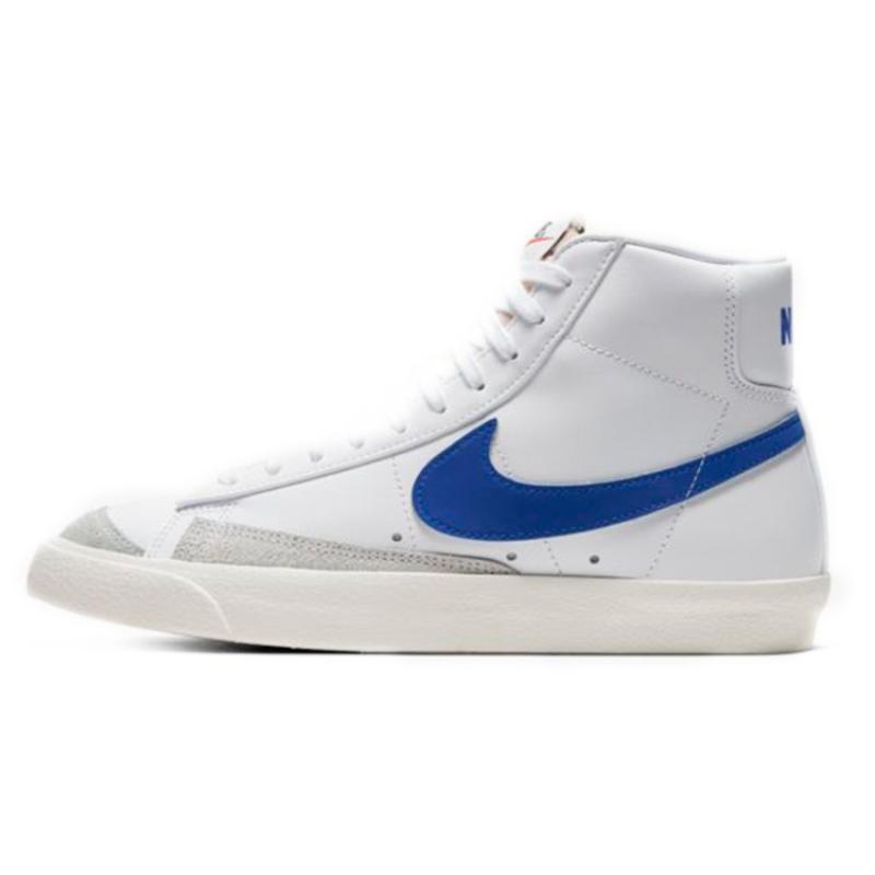 Nike Blazer Mid 77 White Racer Blue Women's Sneakers Skateboard Shoes CZ1055-103