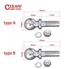 Special Lengthen Chrome Hitch Mount Tow Ball 50mm 2 INCH Shank Dia Coupling Trailer Parts RV Camper Caravan Accessories