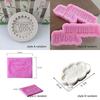 1Pcs Happy Birthday Silikonform für Kuchen Fondant Kuchen Dekorieren Werkzeuge DIY Backzubehör