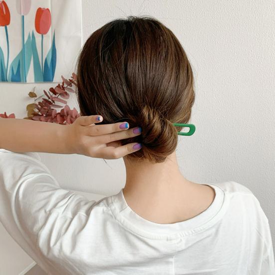 Hair Fork U Shape Hair Jewelry Alloy Girls Hair Stick for Daily Wear