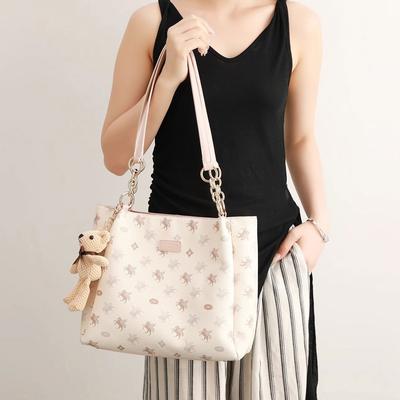 Pegasus Small Tote Bag One-shoulder Crossbody Bag Commuter Basket Handbag High-end Feeling Large Capacity