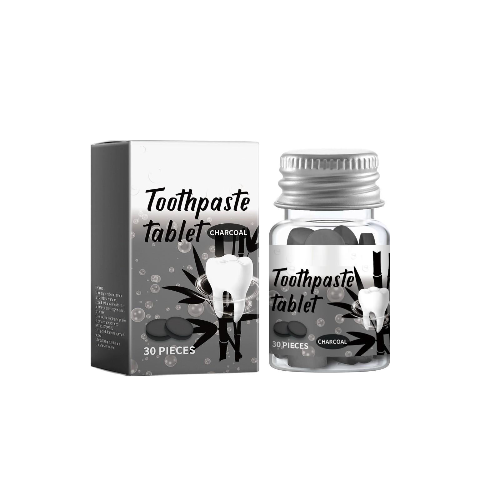 

Твердые таблетки зубной пасты для глубокой очистки зубов, ухода за полостью рта, очистки желтых зубов от грязи, портативные таблетки зубной пасты One Size