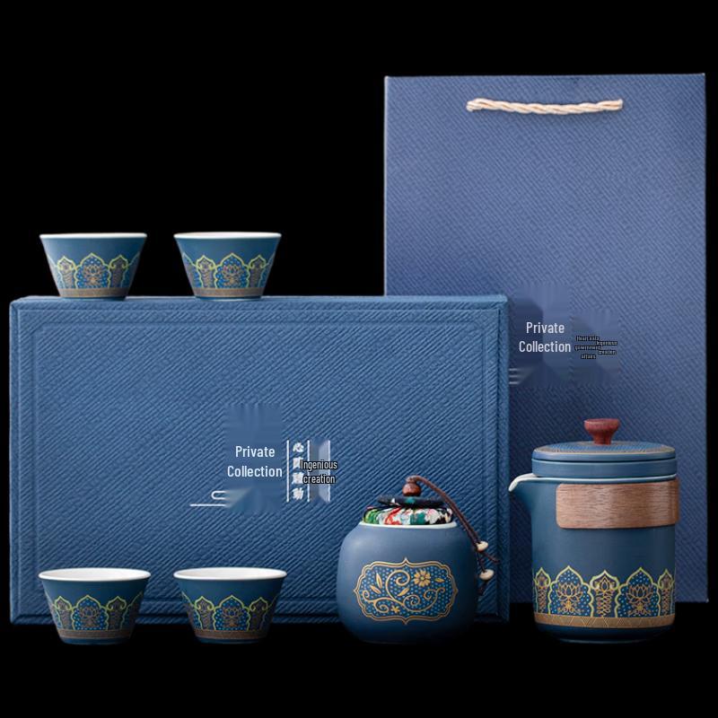 

Heyuxi Ceramic Kung Fu Tea Set with Quick Cup