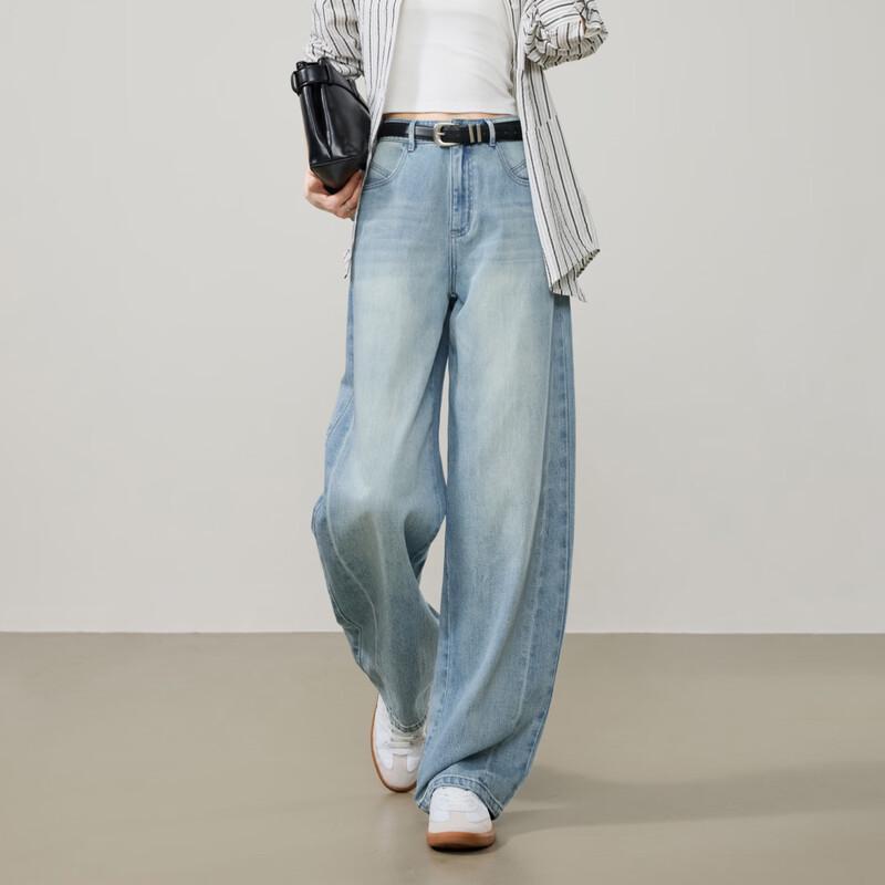 ESE-Y Women s Curved Blade Wide-Leg Jeans 28