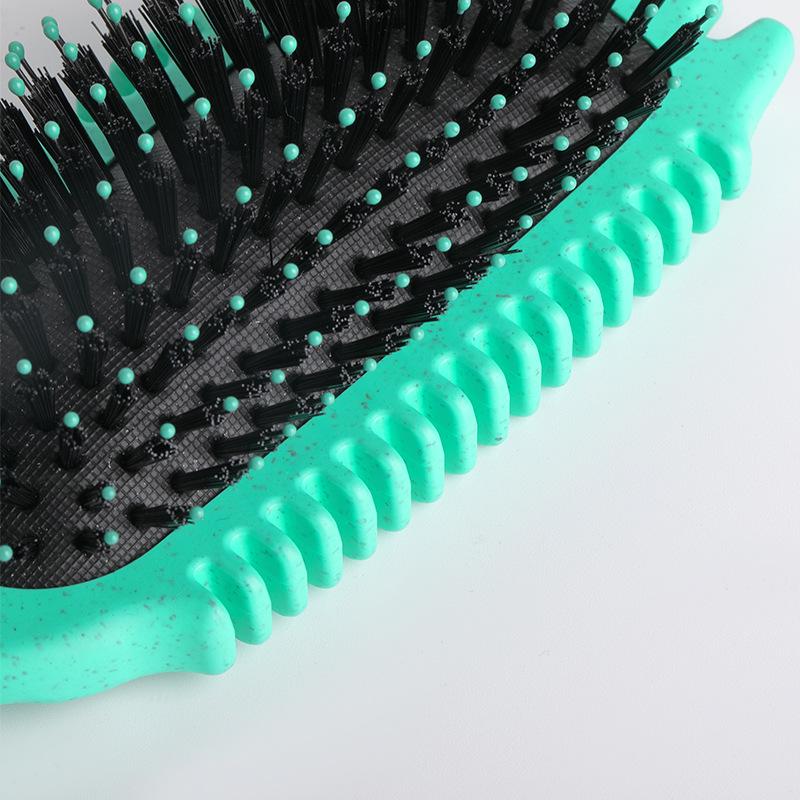Bounce Curl Fluffy Boar Bristle Comb: Women's Airbag Hairdressing Tool
