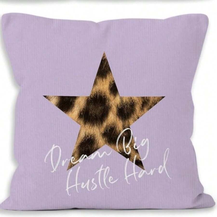 Leopard Animal Print Cushion Cover Green Background Decorative Pillow Case Wildlife Style Home Sofa Living Room Bedroom Decor