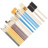 25pcs Paint Brush Set Oil Watercolor Acrylic Painting Brush Wood Handle Drawing Brush Kit
