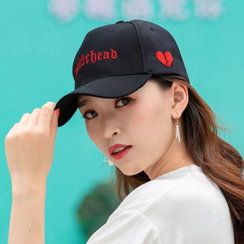 Embroidery Letter Motorhead Baseball Cap Women Peaked Caps Adjustable Hat Gift