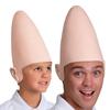 Grappige Kegelkop Kegelvormige Buitenaardse Maskerpet Cosplay Nep Eivormige Huid Latex Helm Halloween Carnaval Purim Feest Kostuum Rekwisieten