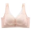 Breathable Gathering Bra for Women Without Steel Rims Thin Design Plus Size Push Up Bra Adjustable Top Support Bra