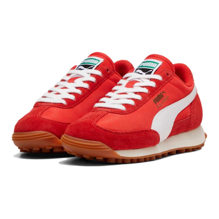 Puma Easy Rider Vintage Big Kid Red Kids Sneakers White 399371-01