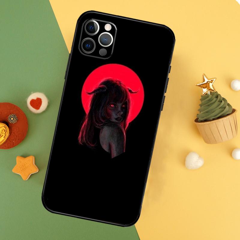 

Aesthetic Devil Woman Bad Girl Phone Case For iPhone 14 16 15 12 11 13 Pro Max X XR XS Max 7 8 Plus 12 13 Mini Cover Coque iPhone 11 Pro