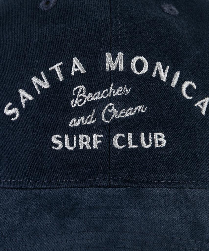 Bichiseuaenkeulim Santa Monica Cotton Ball Cap-Navy