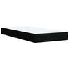 Box Spring Bed with Mattress Black 90 x 190 cm Fabric