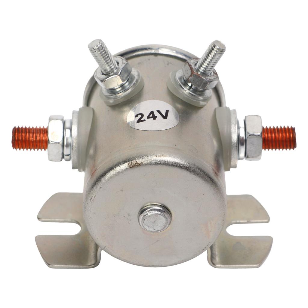 200A 24V Motor Starter Relay 1114208 Dustproof Starter Relay Solenoid for Winches Boats Club Car