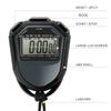 Waterproof Stopwatch Digital Handheld LCD Timer Chronograph Sports Counter with Strap for Swimming Running Football