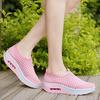Autumn New Rocking Shoes Air Cushion Women's Shoes Mesh Casual Sports Thick-soled Muffin Shoes Women's Single Shoes