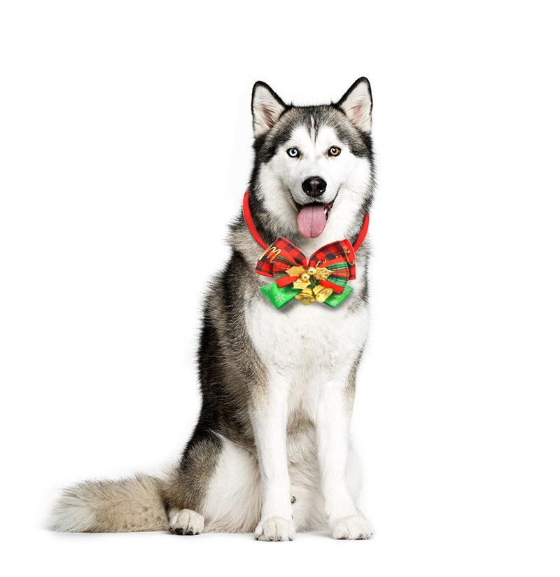 

Pet Christmas Fashionable Bow Tie Collar For Dogs And Cats Ideal For Holiday Celebrations A