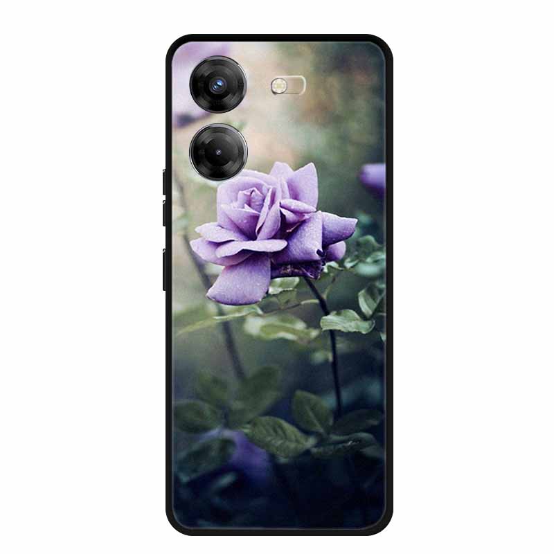 For Tecno Pova 5 Phone Case 6.78" Coque Black Bumper Silicone Soft Back Cover Case For Tecno Pova 5 Case Pova5 Funda Para Capa