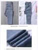 Women's High Waist Light Wash Cropped Skinny Jeans – Spring/Autumn 2025 Trendy Slimming Eight-Point Pants