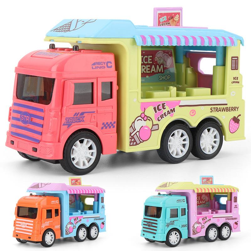 Modellino di Macchina Giocattolo a Inerzia - Macchina per Bambini per Ragazzi per Live Streaming, Design a Scatola del Gelato