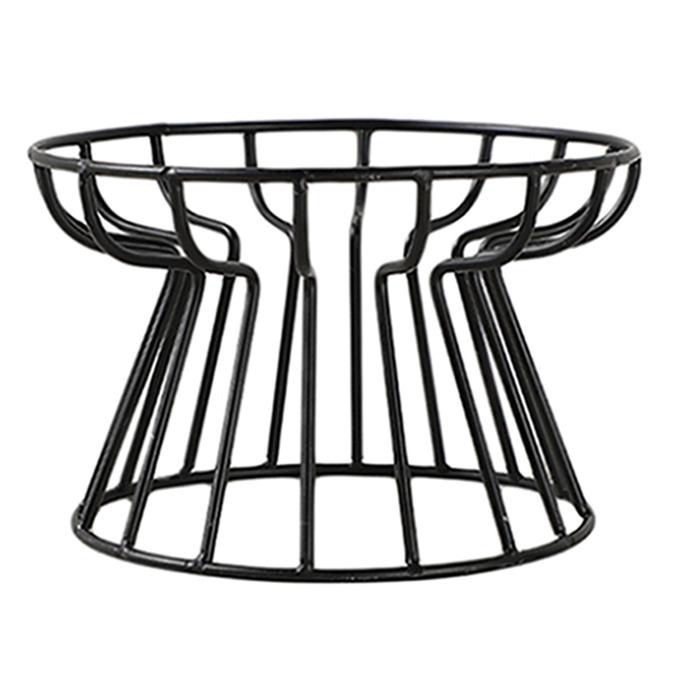 

Single Tray Iron Pet Bowl Rack Anti-turnover Cat Food Rack Dog Food Rack One Size чёрный
