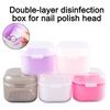 Nail Bag Organizer Filtering Nail Drill Bits Soaking Disinfection Box Nails Material Storage Nail Polish Organiser MJSN03