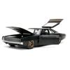 Jada Toys Wild Speed Series 1/24 F&F9 1968 Dodge Charger Widebody Black (Dominic) Multicolor