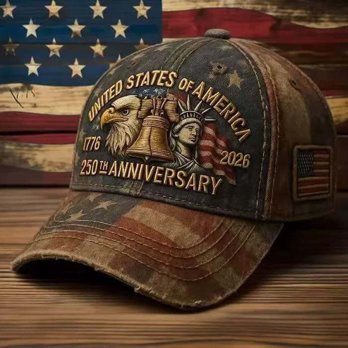 250Th Anniversary Usa Baseball Hat Eagle 250 Year American Anniversary Cap Patriotic Marine Veterans Hat