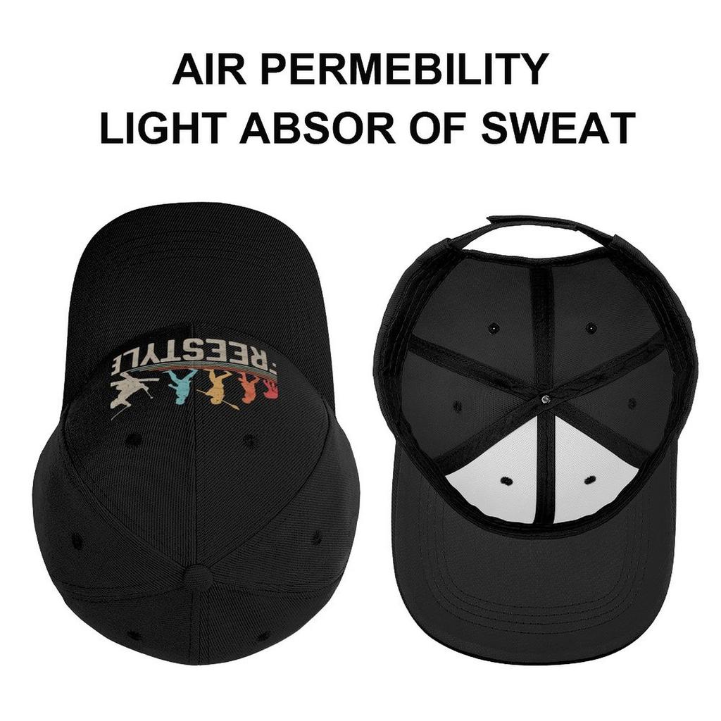 Freestyle Skier Evolution of Unisex Vintage Funny Ski Gift IdeaCap Baseball Cap Fishing Hat Vintage Trucker Hat Hat For Unisex Women'S