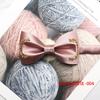 Men'S Styled Bow Tie, Wedding Celebration Groom Best Man Wedding Banquet Solid Color Bow Tie, Polyester Silk Yarn Bow Tie