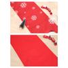Merry Christmas Table Runner Dining Table Decoration Double Layer Tablecloth