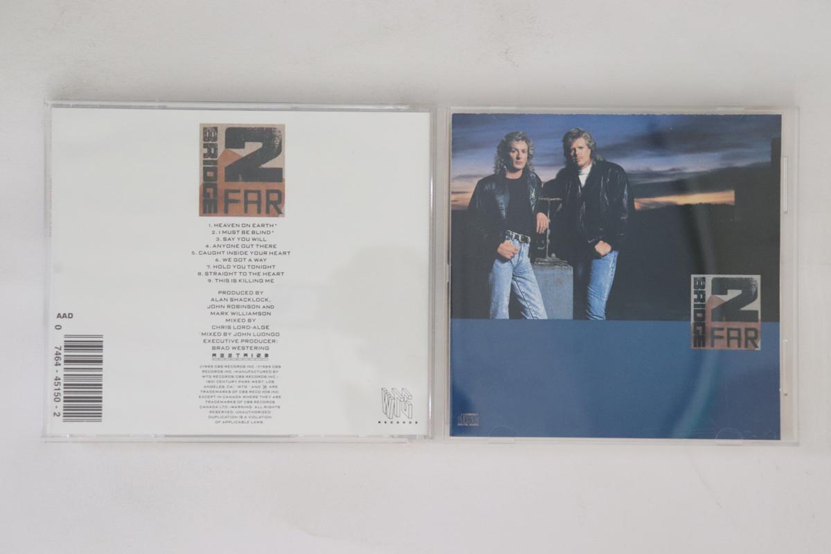 

CD BRIDGE 2 FAR - Bridge 2 Far PK45150 WTG 1989 US Rock Used