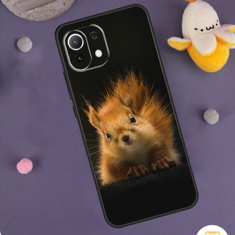 Squirrel Cute Animals Case For Xiaomi 15T Pro 13T 14T 14 15 Ultra 17 Pro Max POCO F8 Pro F5 F6 F7 X5 X6 X7 Cover