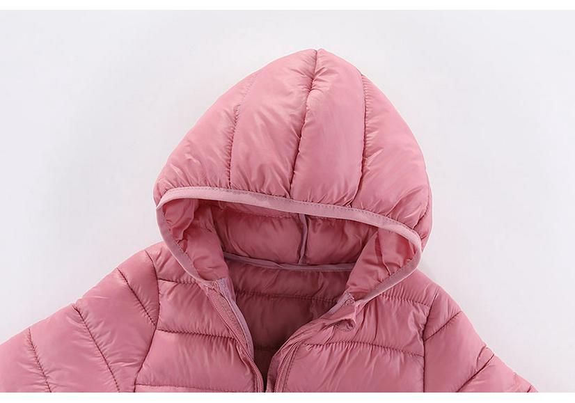 2026 Lightweight Children's Hooded Down Jacket - Boys & Girls Cotton Outerwear