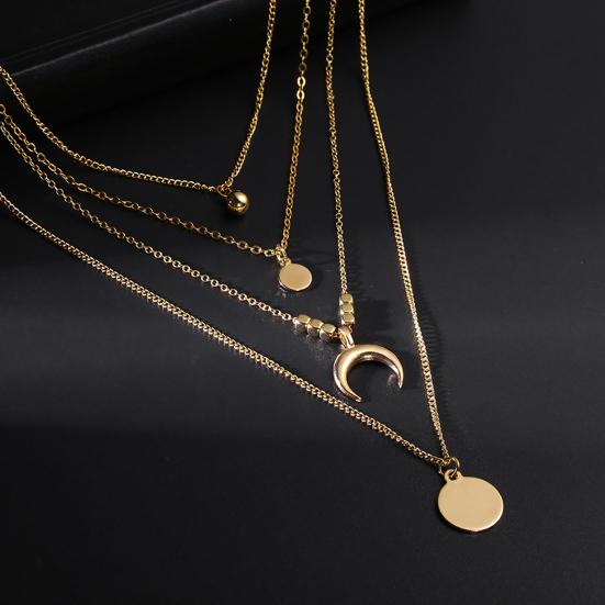 Neck Pendant Exquisite Stainless Silver Color Long Chain Necklace for Dating