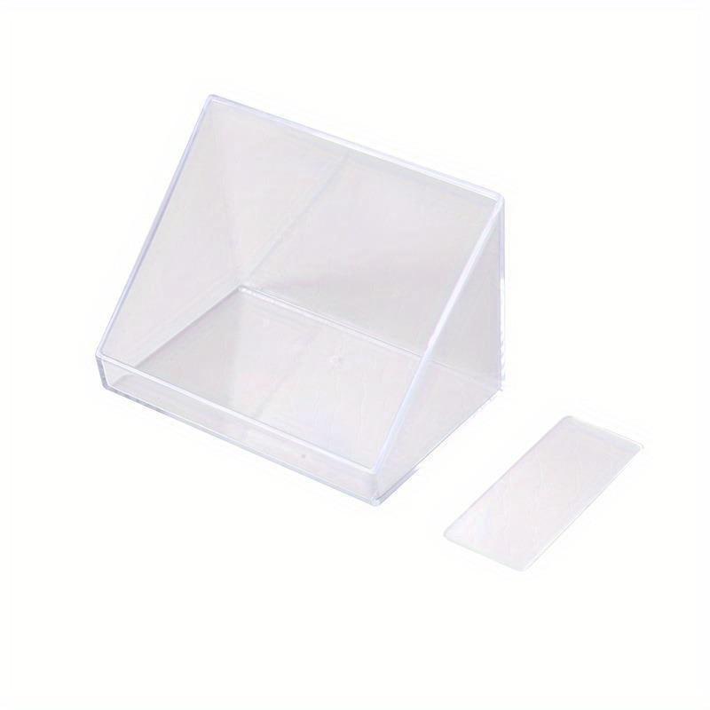 3Pcs Angled Storage Box Creative and Convenient Storage Box with Dividers Get Organized with Our Multi-Compartment Storage Box.