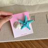 Summer Ocean Starfish Shell Hairpin Cute Children'S Hairpin Duck Beak Clip Pearl Hair Accessories Headgear Clip Girl
